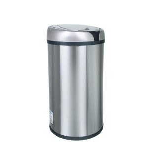 Ведро для мусора сенсорное, круглое, нерж, внутр ведро, Foodatlas JAH-9112, 12 л